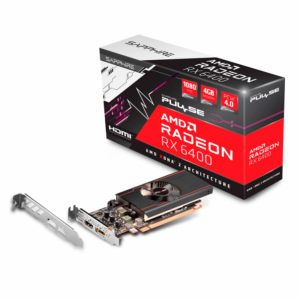 Tarjeta de Video Sapphire Pulse AMD Radeon RX 6400 Gaming / 4GB 64-bit GDDR6 / PCI Express 4.0 / 11315-01-20G - Imagen 1