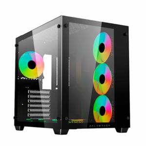 Gabinete Balam Rush Tank Pro Gm930 Negro Midi Tower,atx,micro Atx,mini-itx,ventana Lateral Si,rgb,sin Fuente,ventiladores Frontales 2x 120mm,1 Usb 2.0 - Imagen 1