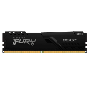 Memoria Ram Kingston Fury Beast, 16gb, 3200mhz, Ddr4, Disipador Negro (kf432c16bb/16) - Imagen 1