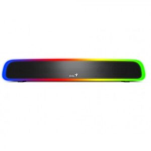 Barra De Sonido Genius 200 Bt, 4w, Bluetooth, Alimentacion-usb, Interfaz 3.5mm, Rgb, Negro - Imagen 1