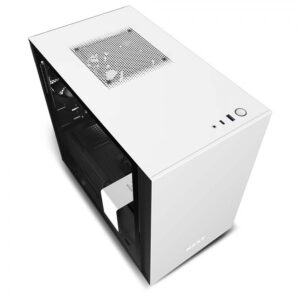 Gabinete Premium Nzxt H210i, Mini-itx, Ventana Lateral Vidrio Templado, 2 Ventiladore 120mm, Incluye Tira De Led, Sin Fuente, Blanco (ca-h210i-w1) - Imagen 2