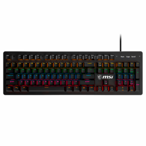 Teclado Mecanico Gaming Msi, Forge Gk300 Us, Usb, Anti-ghosting, Rgb, Ingles, Negro - Imagen 1