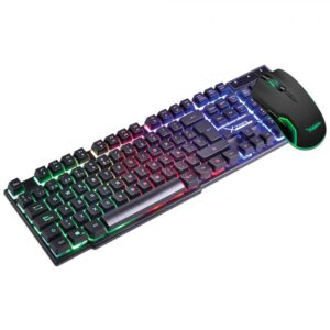 Kit Teclado Y Mouse Gamer Xzeal Xst-201, Membrana, Usb, Efecto Luz Rainbow, 19 Teclas Anti Ghosting, Mouse 6 Botones, 3200dpi - Imagen 1