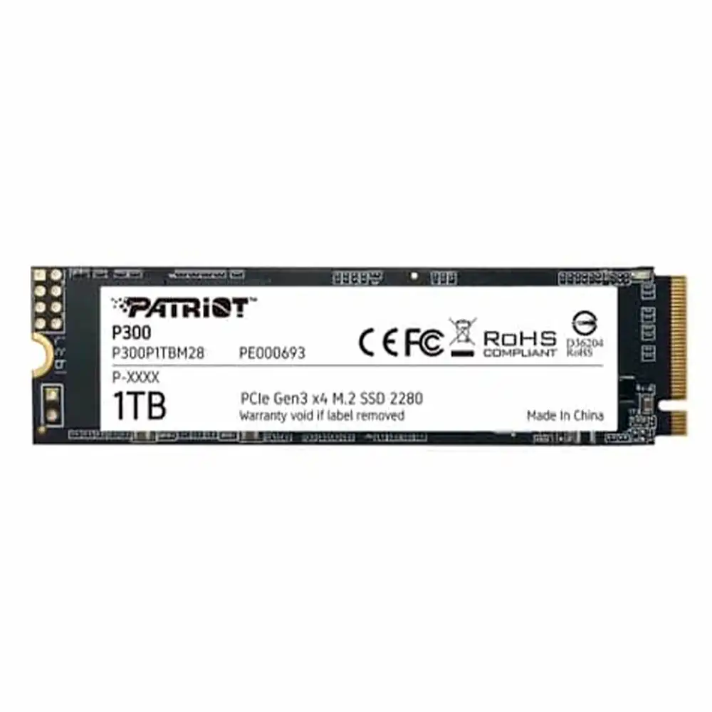 Unidad Ssd M.2 Patriot 1tb (P300p1tbm28) P300, Pcie 3.0, Nvme, 2280