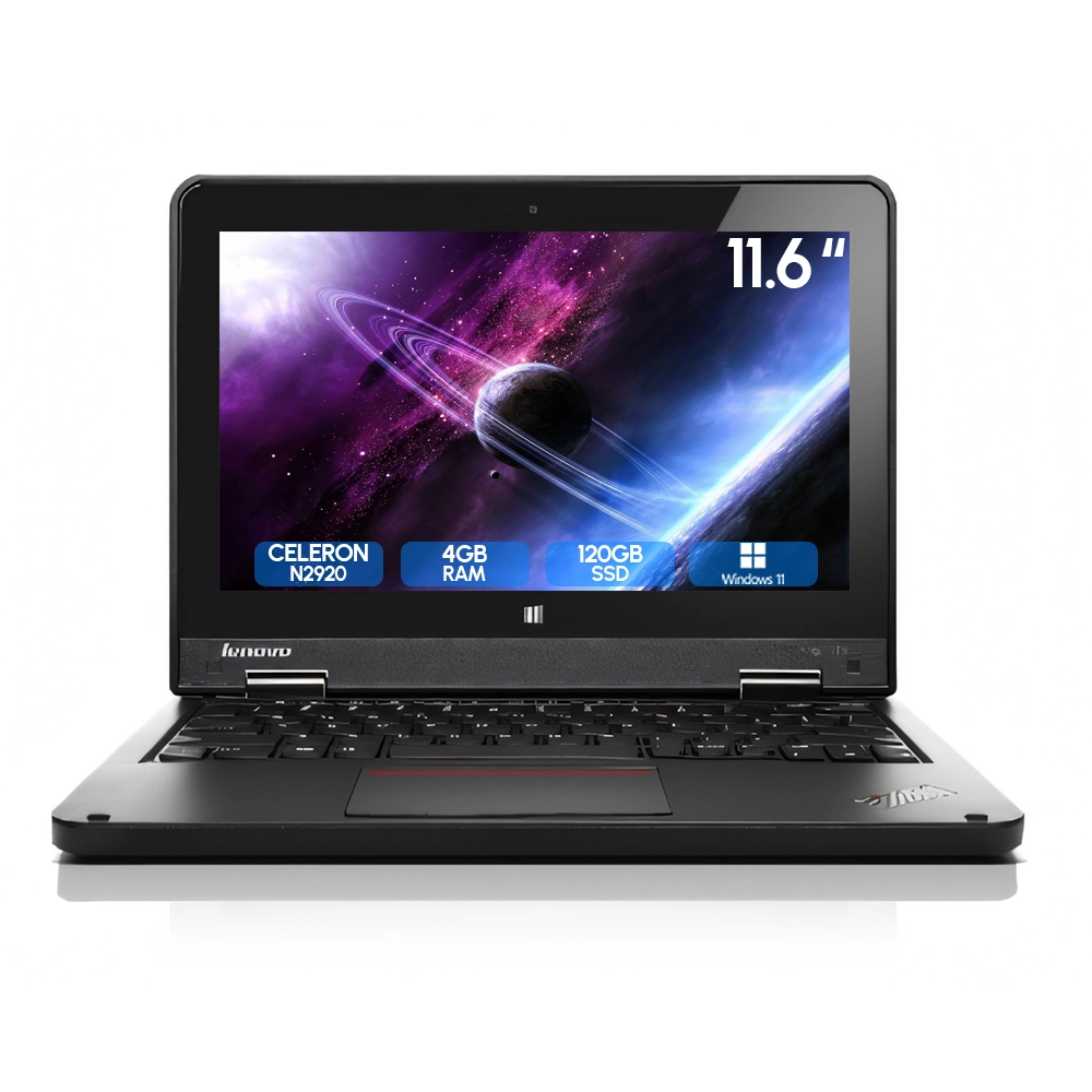 Laptop Seminueva Lenovo ThinkPad 11E Celeron N2920 1.86Ghz 11.6" 4Gb Ram 120Gb SSD