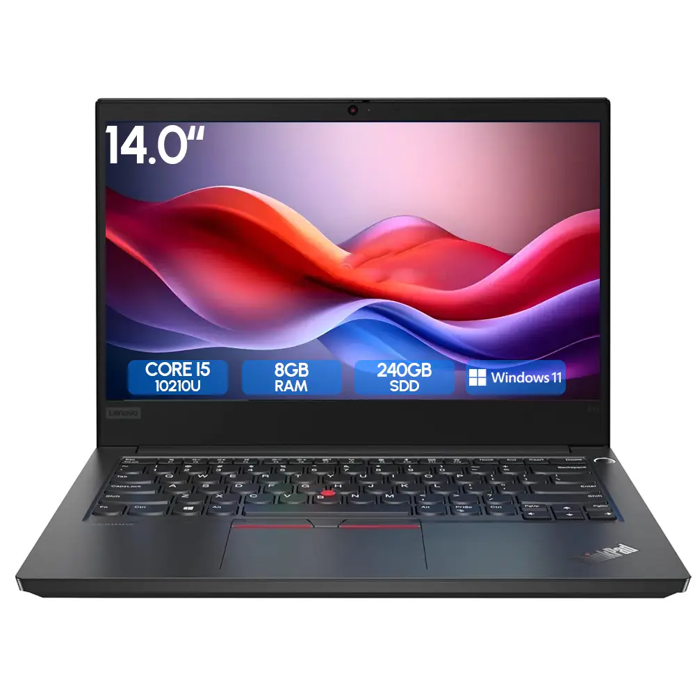 Laptop Seminueva Lenovo ThinkPad E14 Core i5-10210U 1.6Ghz 14" 8Gb Ram 240Gb SSD