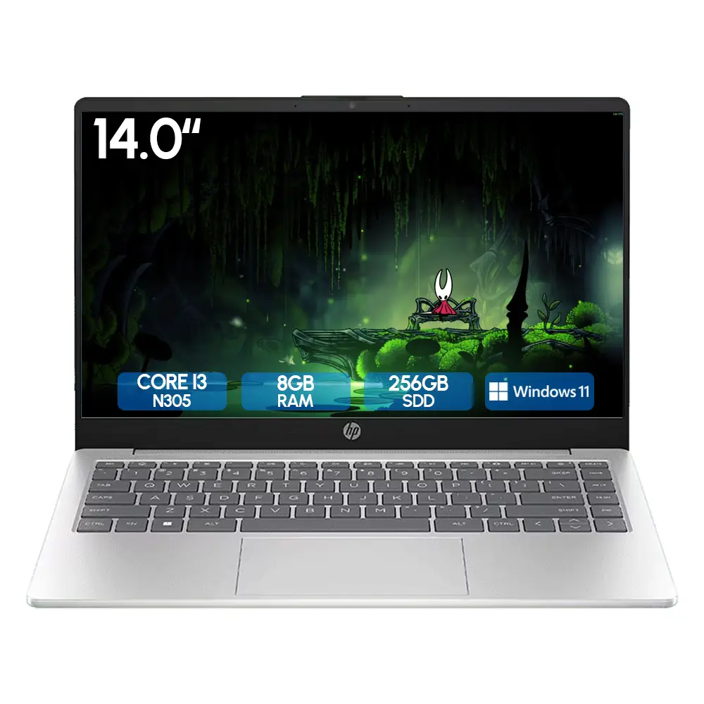 Laptop Seminueva HP 14-EP0000LA Core i3-N305 3.8Ghz 14" 8Gb Ram 256Gb SSD