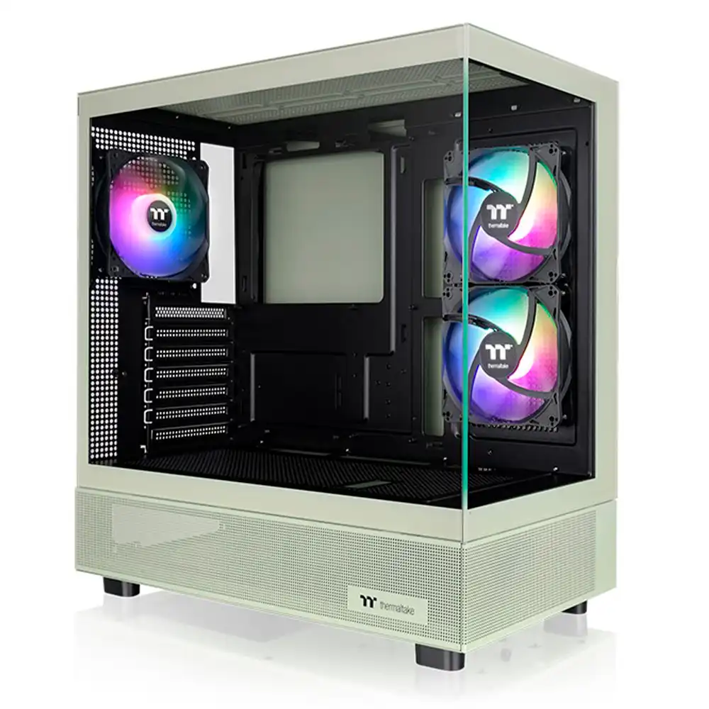 Gabinete Thermaltake View 270 Tg Argb, Mid Tower, Ventana Lateral /frontal, 3x Vent, Verde