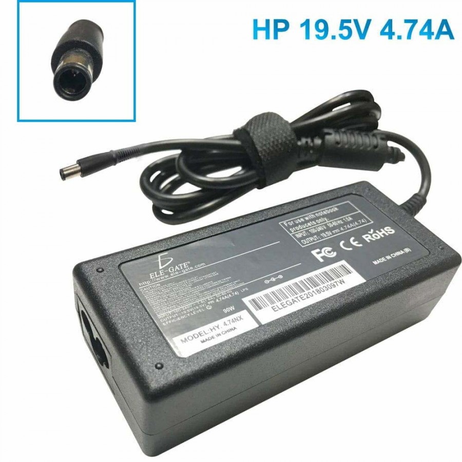Cargador Para Laptop Tipo HP Pin Central 19V 4.74A
