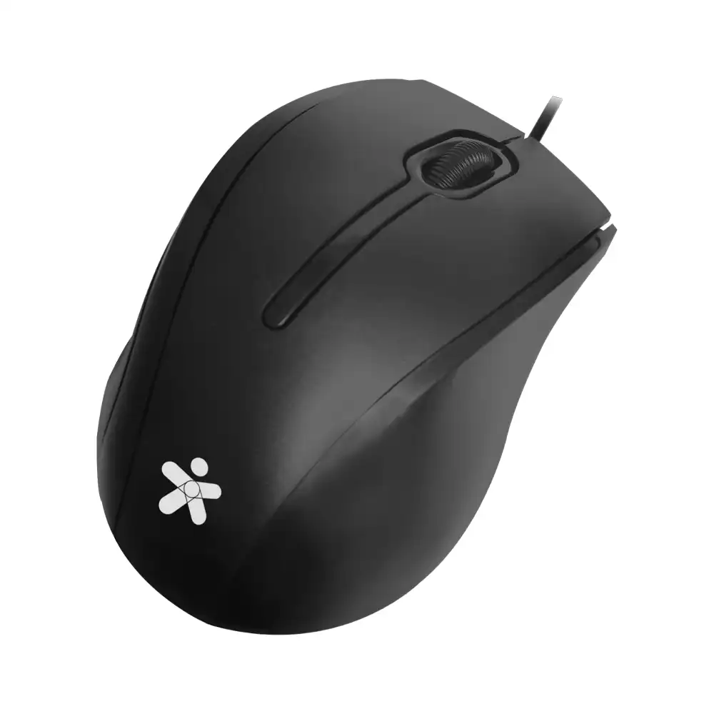 Mouse Optico Stylos Stpmoa7b, 3 Botones, 1000 Dpi, Usb, Color Negro