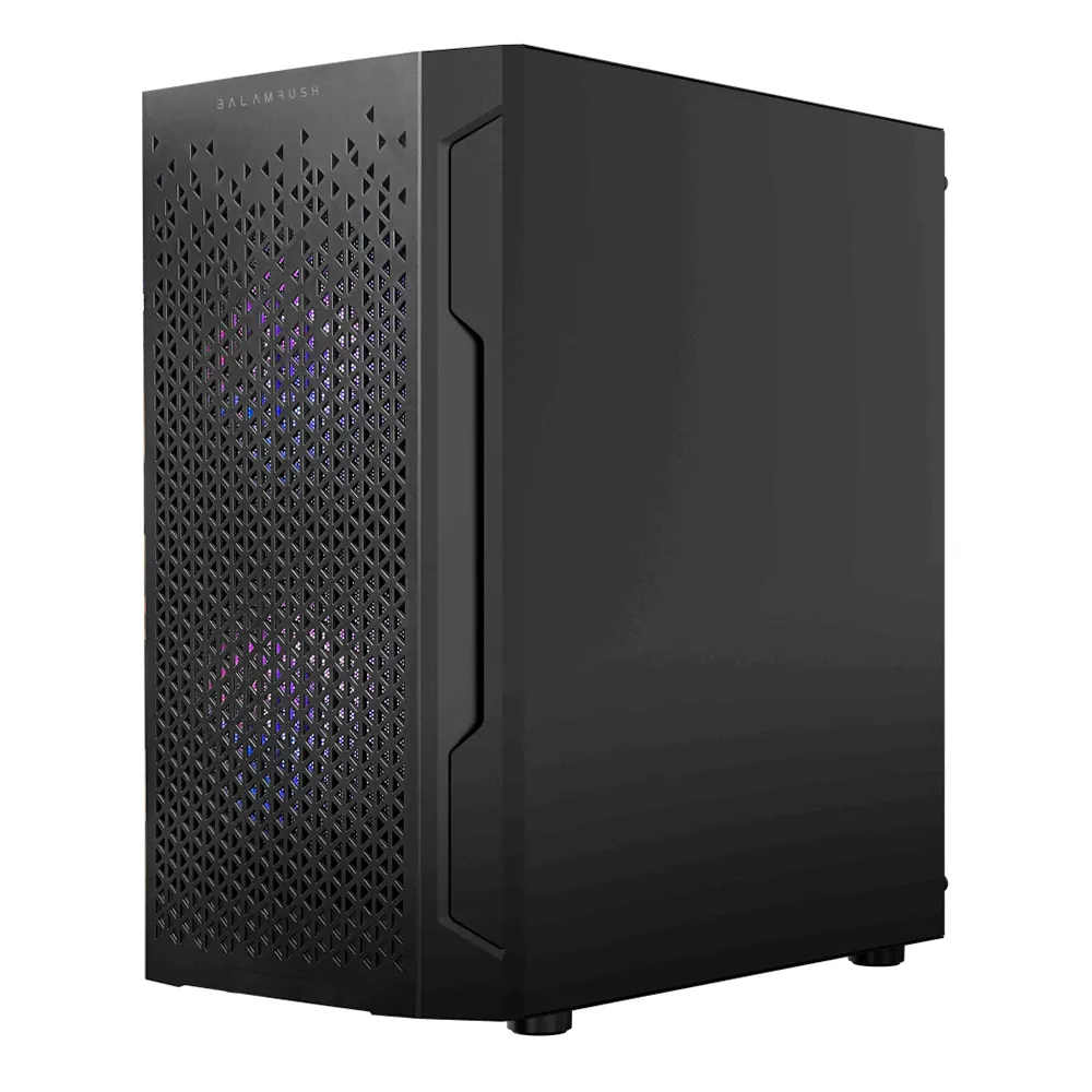 Gabinete Balam Rush Artic Gi725 Negro-Gris, Midi Tower, Micro Atx, Mini-Itx, Ventana Lateral, Negro
