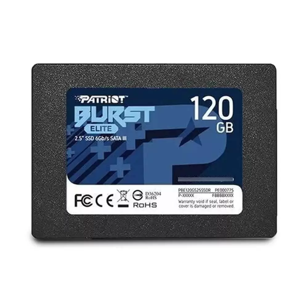 Unidad SSD Patriot 120gb (Pbe240gs25ssdr) Burst 2.5", Sata3, 7mm, 3d Nand