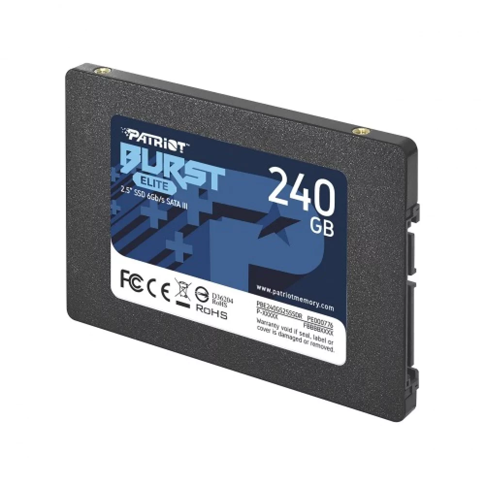 Unidad SSD Patriot 240gb (Pbe240gs25ssdr) Burst 2.5", Sata3, 7mm, 3d Nand