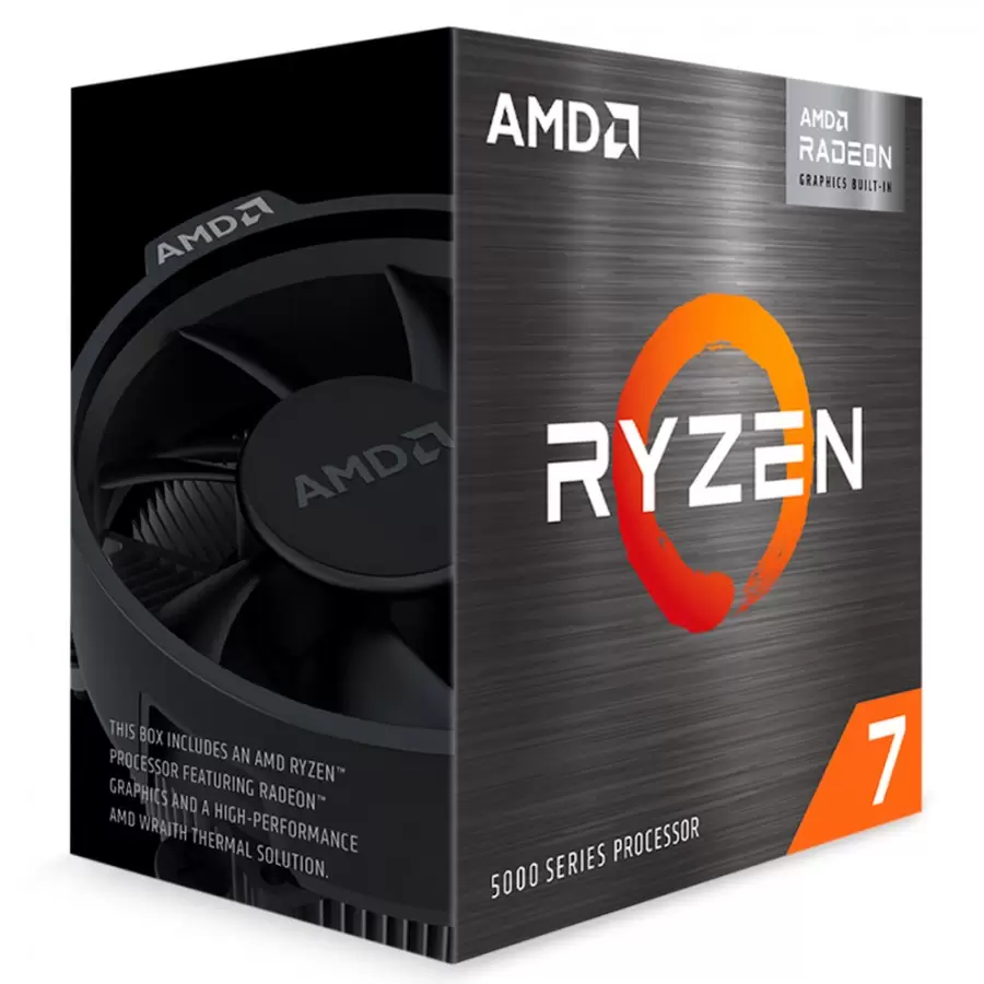 Procesador Amd Ryzen 7 5700g, Skt Am4, 20mb Cache, 8 Nucleos, 3200mhz, Incluye Graficos, 100-100000263box