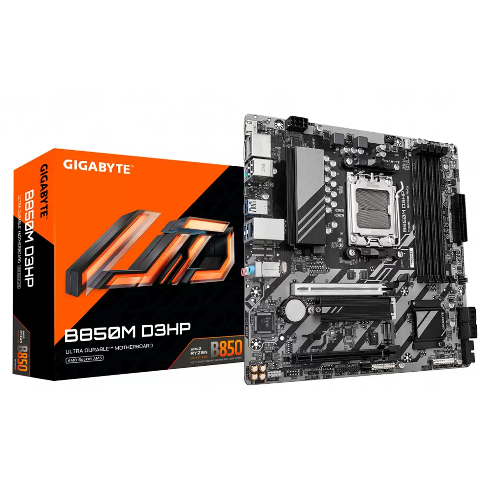 Motherboard Gigabyte (B850M D3HP) Socket Am5, 4*ddr5 5200mhz, HDMI, 2*dp, Micro Atx