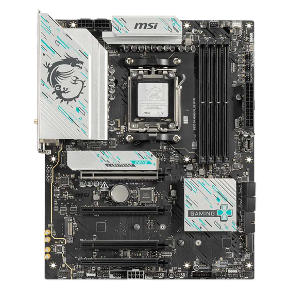 Motherboard Msi (B850 GAMING PLUS WIFI) Socket Am5, 4*ddr5 8200 Mhz, Dp, 3*m.2, Atx