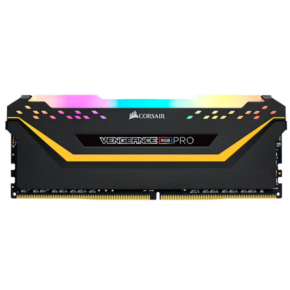 Memoria Dimm DDR4 Corsair (CMW32GX4M2E3200C16-TUF) 32gb 3200mhz (2x16gb) Vengeance RGB Pro, Negro