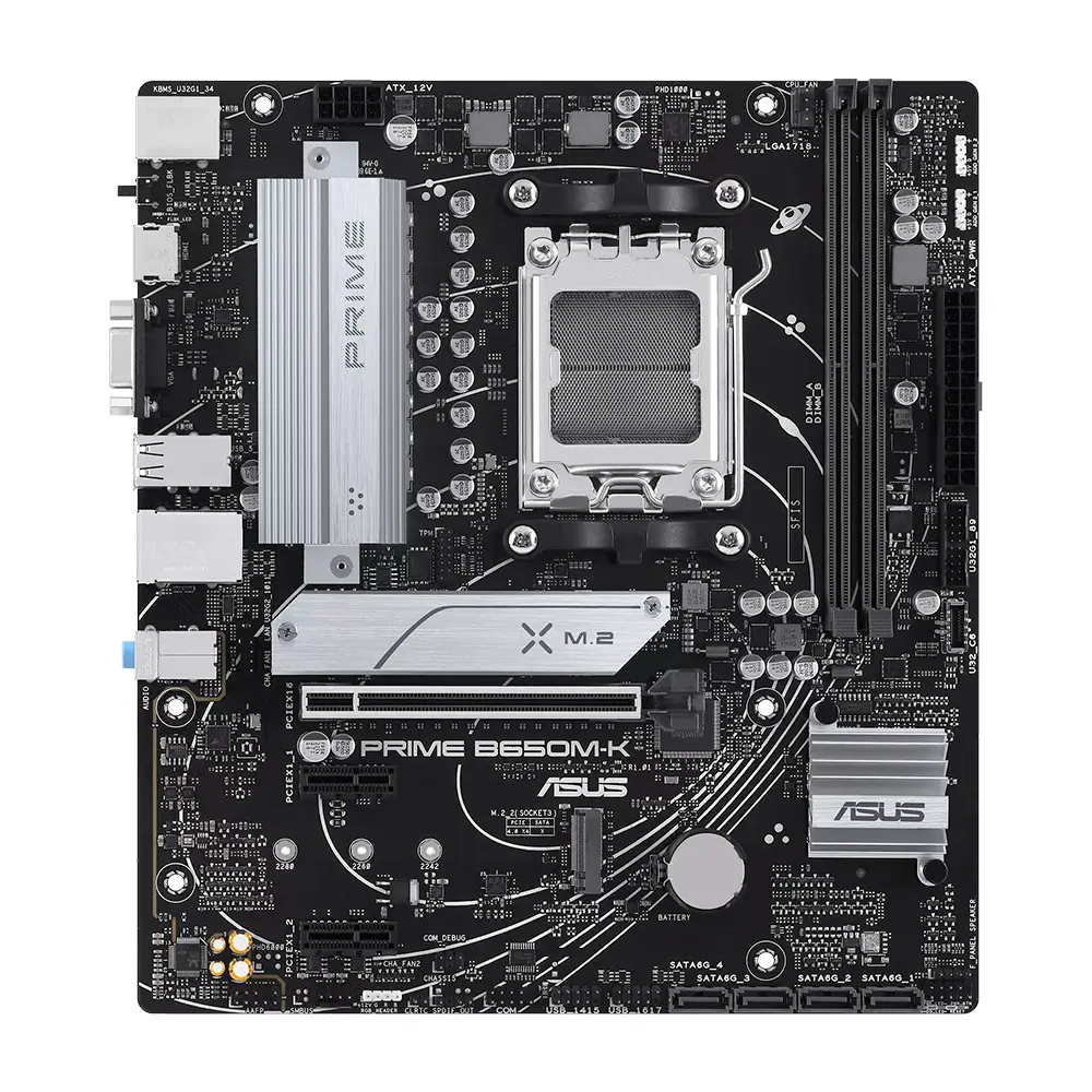 Motherboard Asus Socket Am5, 2*ddr5, HDMI, VGA, PCIe 4.0, Micro Atx