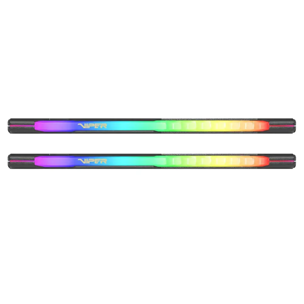 Memoria Dimm DDR4 Patriot (PVSR416G320C8K) Viper Steel RGB 16gb 3200mhz, Kit (2x8gb) Cl18