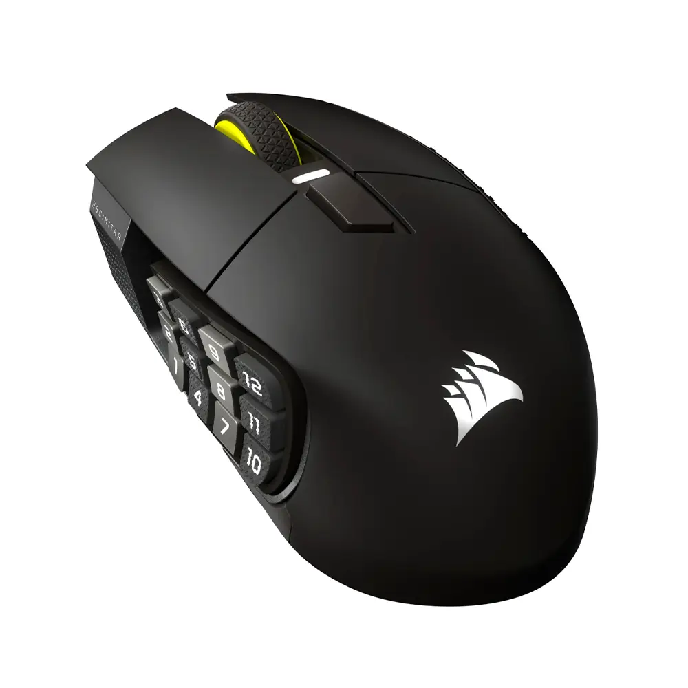 Mouse Optico Corsair (CH-9314415-WW) Scimitar Elite Wireless Negro/amarillo