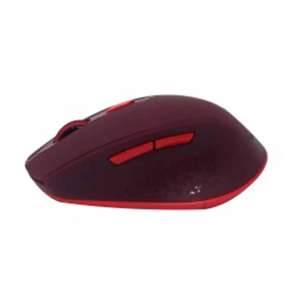 Mouse Naceb (NA-0119R) Inalambrico, Optico, 6 Botones, 1200 Dpi, Rojo