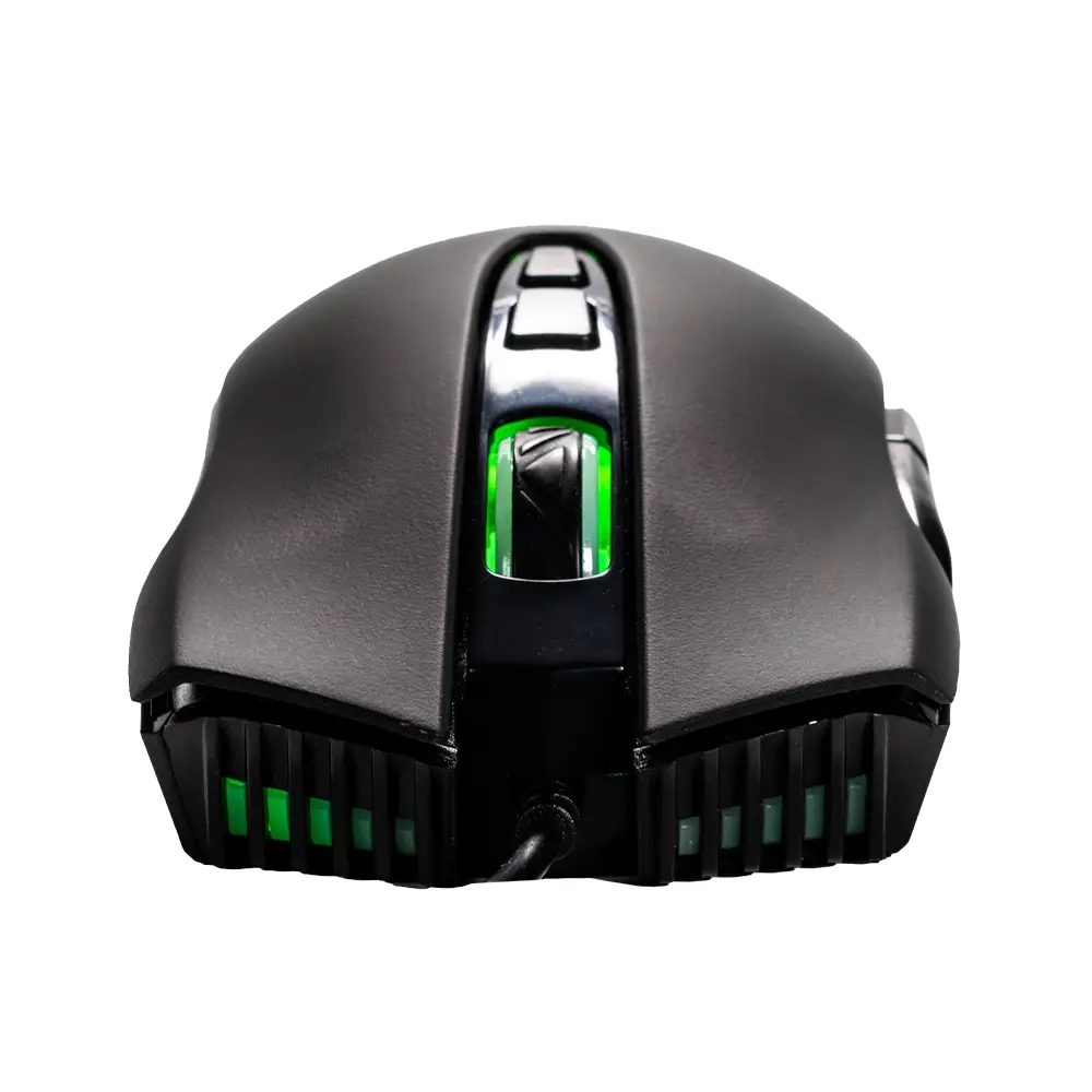 Mouse Naceb (NA-0965) Obelisk, 3600 Dpi, Multicolor, 7 Botones, USB A, 1.5mts