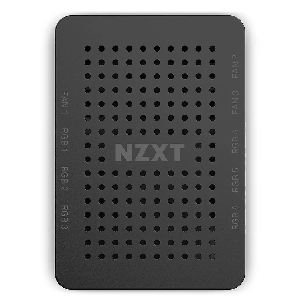 Control RGB Y Ventiladores Nzxt (AC-CRFR0-B1) Personalizacion 6 RGB, 3 Ventiladores, Negro